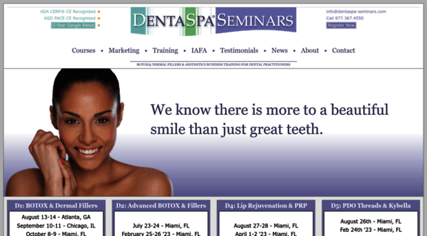 dentaspa-seminars.com