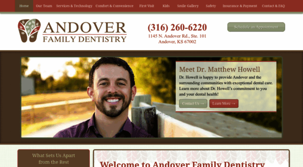 dentistinandover.com