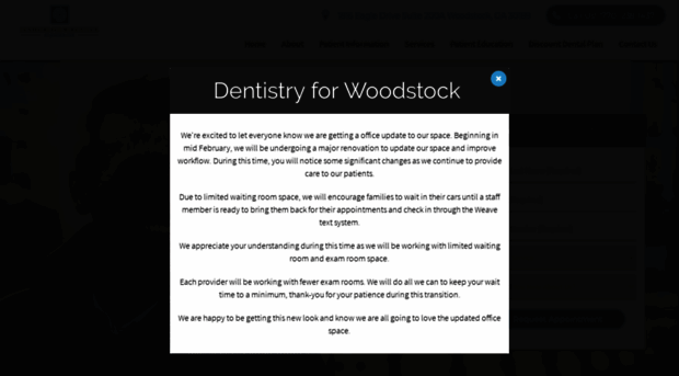 dentistryforwoodstock.com