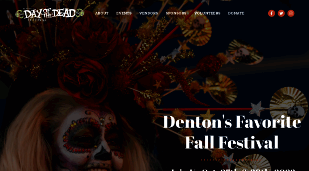 dentondayofthedeadfestival.com