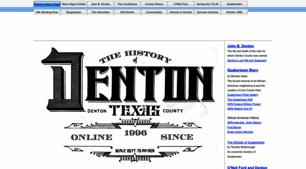 dentonhistory.net