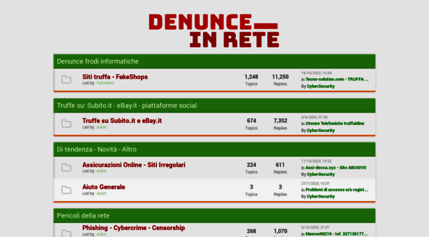 denunceinrete.forumfree.it