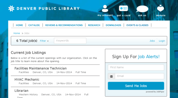 denverlibrary.applicantpro.com