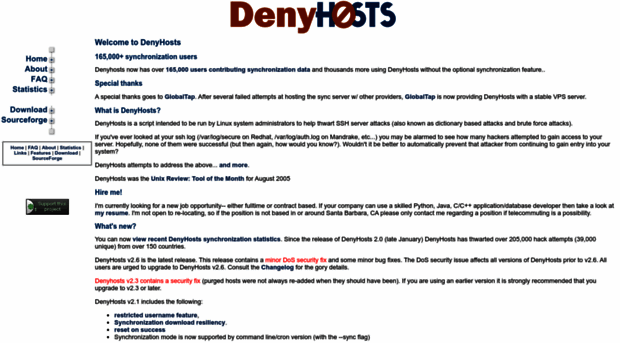 denyhosts.net