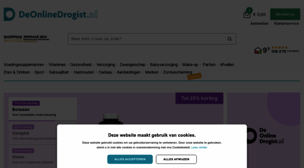 deonlinedrogist.nl