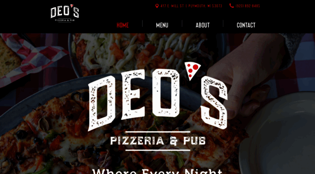 deospizzeria.com