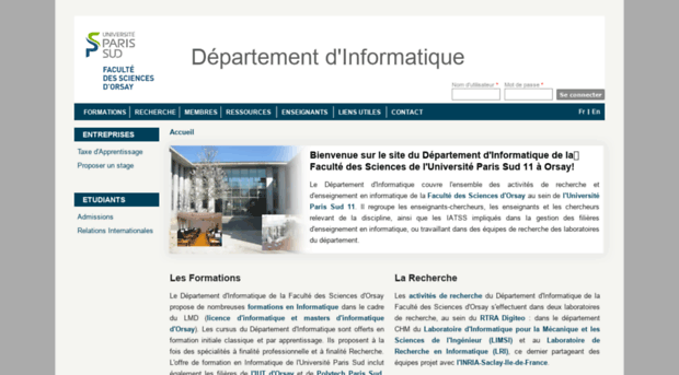 dep-informatique.u-psud.fr