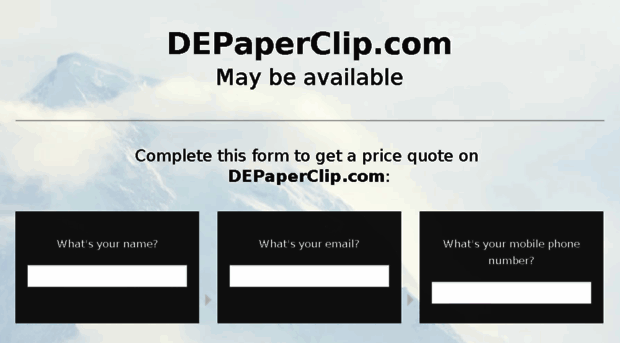 depaperclip.com