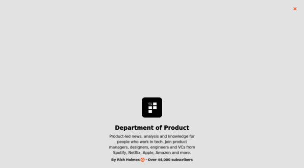 departmentofproduct.substack.com