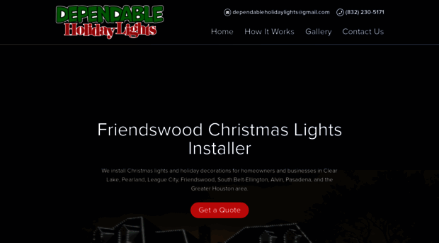 dependableholidaylights.com