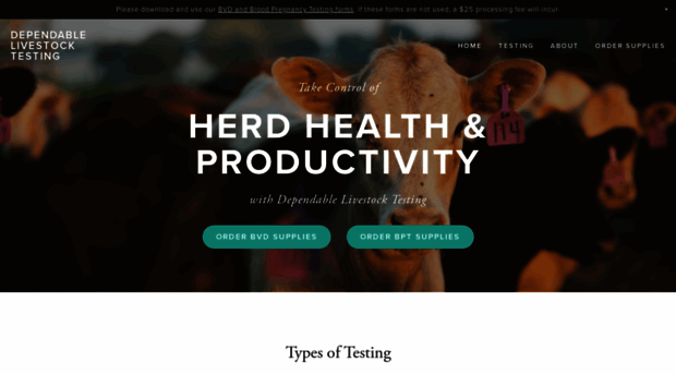 dependablelivestocktesting.com