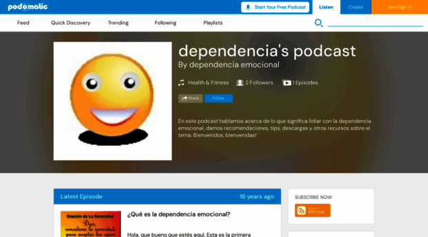 dependenciaemocional.podomatic.com