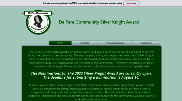 deperesilverknight.org