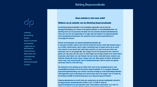 depersonalisatie.nl