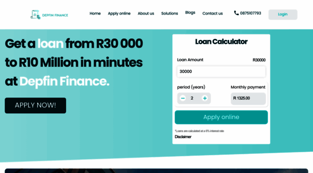 depfinfinance.co.za