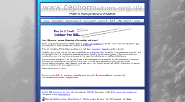 dephormation.org.uk