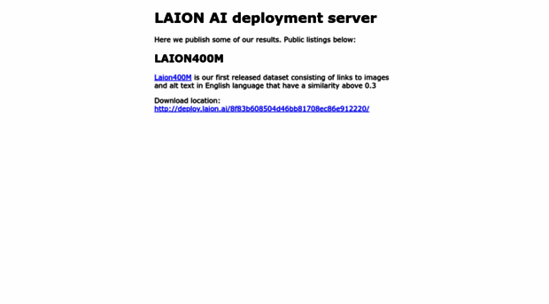 deploy.laion.ai