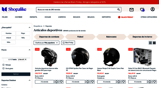 deportes.shopalike.es