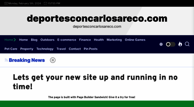 deportesconcarlosareco.com