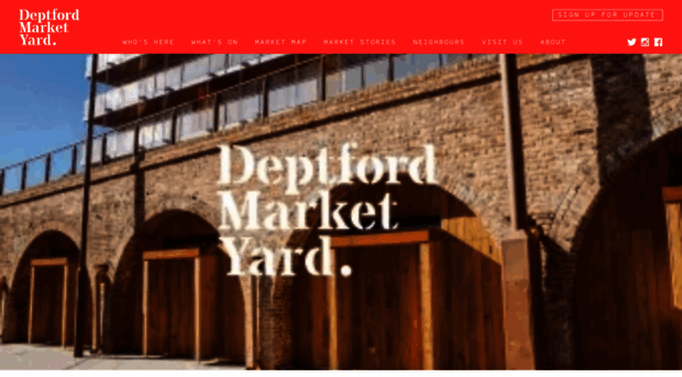 deptfordmarketyard.com