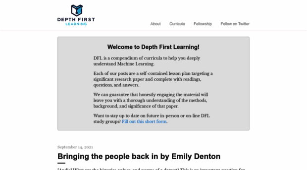 depthfirstlearning.com