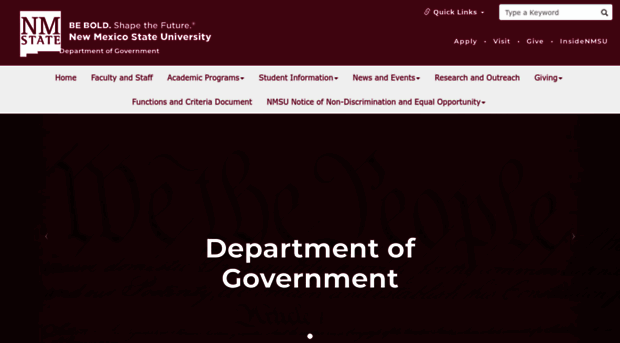 deptofgov.nmsu.edu