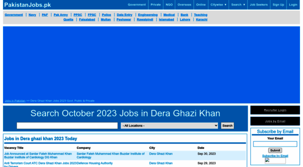 deraghazikhan.pakistanjobs.pk