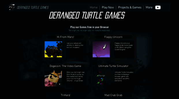 derangedturtlegames.com