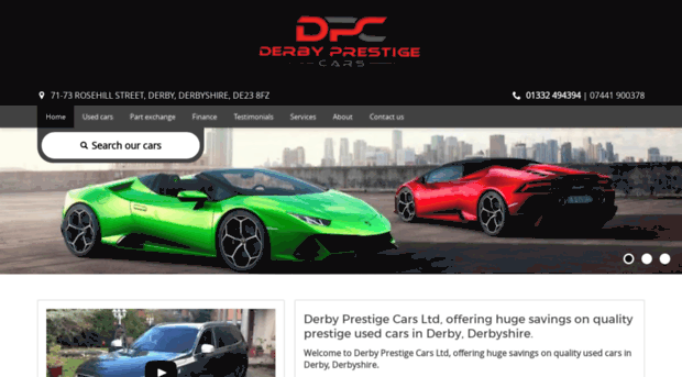 derbyprestigecars.co.uk