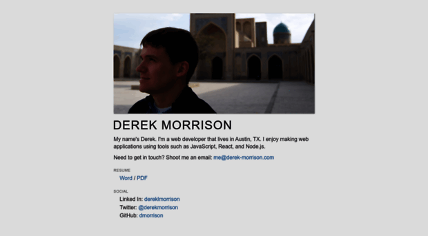 derek-morrison.com