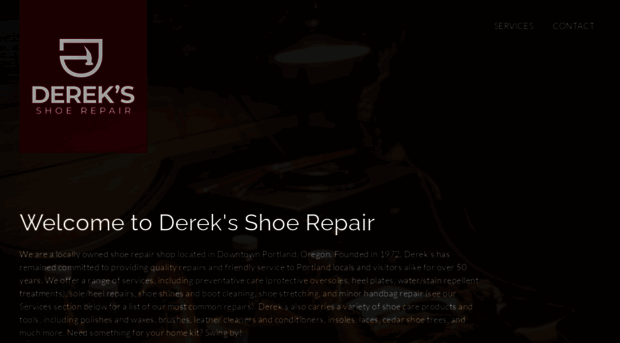 dereksshoerepair.com