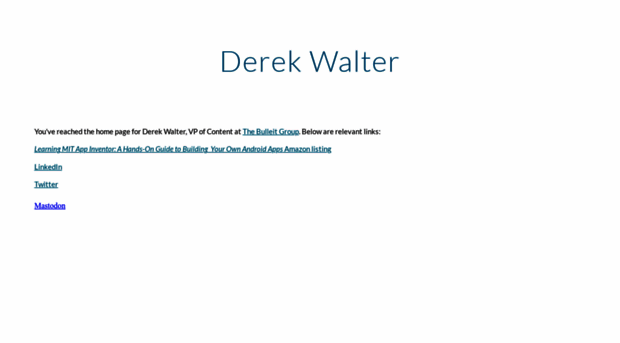 derekwalter.com