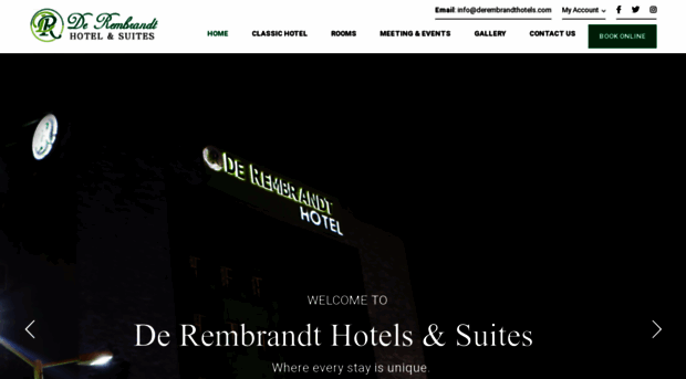 derembrandthotels.com