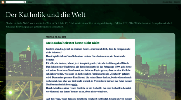 derkatholikunddiewelt.blogspot.de