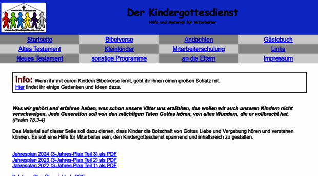 derkindergottesdienst.de