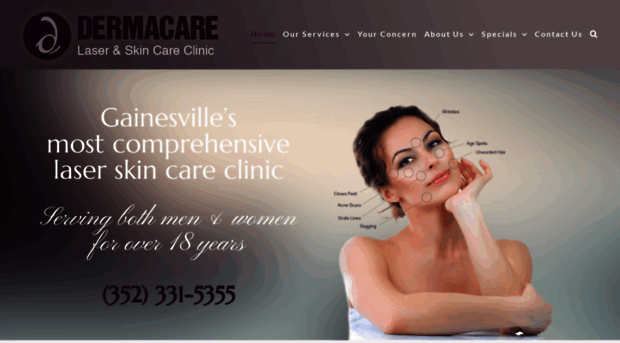 dermacaregainesville.com