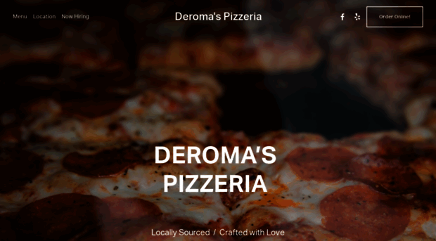 deromaspizza.com