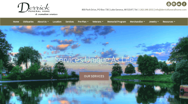 derrickfuneralhome.com