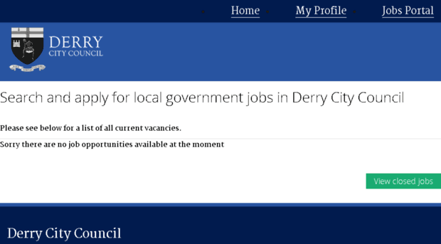 derrycity.erecruit.co.uk