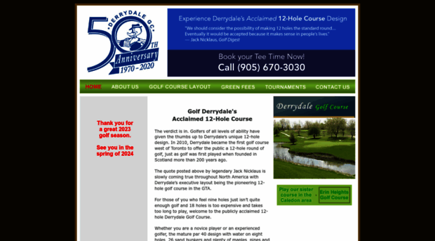 derrydalegolf.com