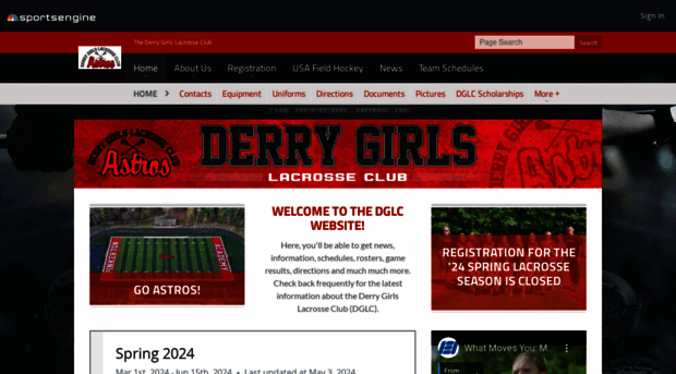 derrygirlslacrosse.com