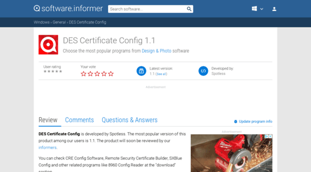 des-certificate-config.software.informer.com