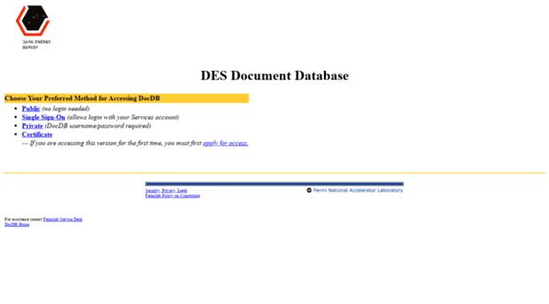 des-docdb.fnal.gov