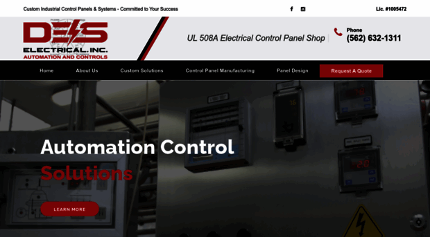 desautomationcontrolpanels.net