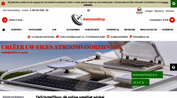 deschotelshop.nl DeSchotelShop: specialist in s... - De Schotel Shop