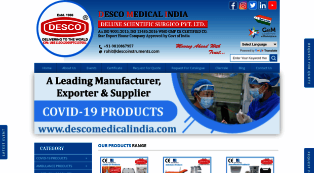 descomedicalindia.com