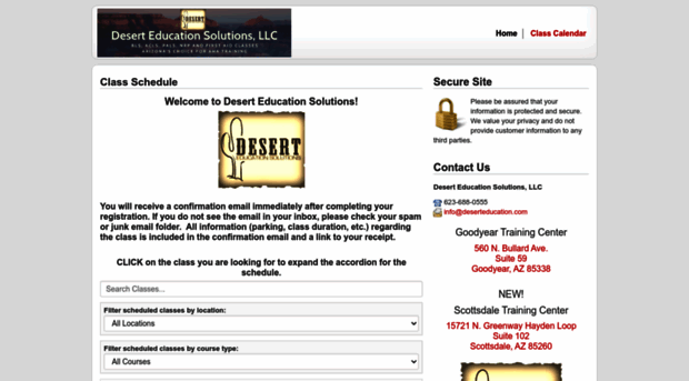 deserteducation.enrollware.com