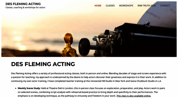 desflemingacting.com