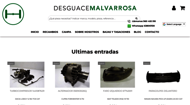 desguacemalvarrosa.com