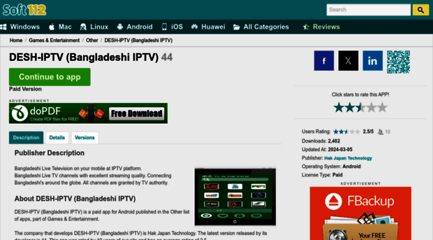 desh-iptv-bangladeshi-iptv.soft112.com